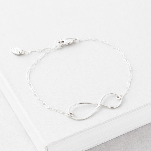 silver infinity bracelet