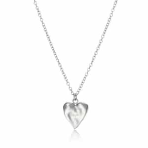 Silver Heart Charm Necklace_2