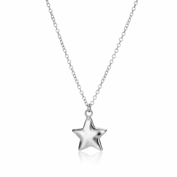 Silver Star Charm Necklace_1