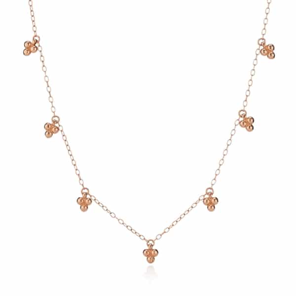 Rose Gold Tiny Bead Necklace