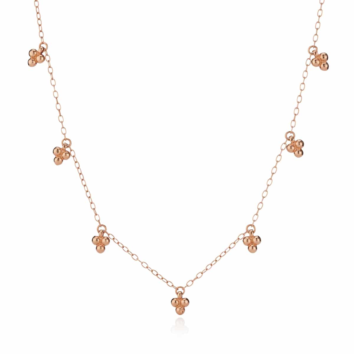 Rose Gold Tiny Bead Necklace