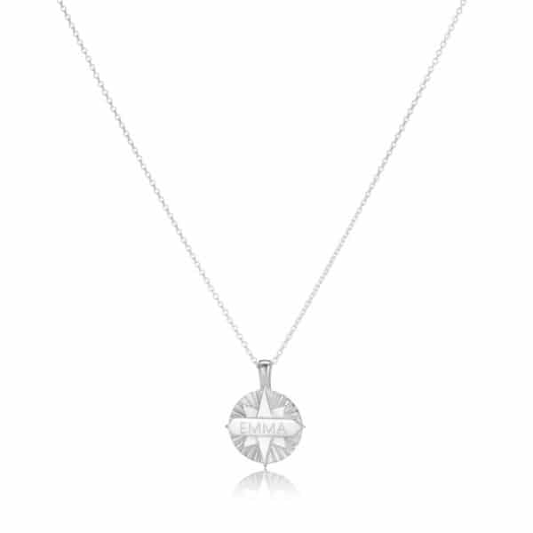 Silver Inner Compass Necklace