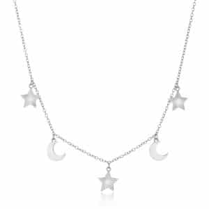 Stars and Moon Necklace-