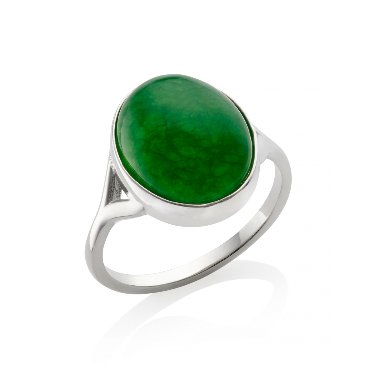 Ring Round Green Stone
